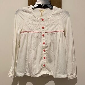 Matilda Jane Cream Blouse with Pink Details